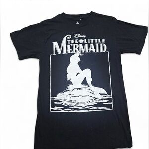 Disney Black Cotton T-Shirt